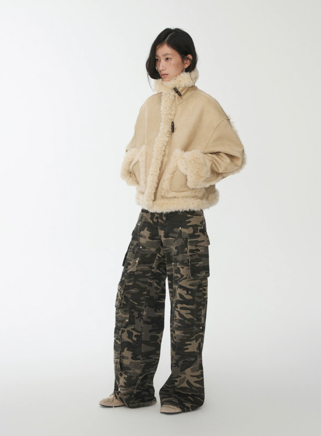 LUCIANA REVERSIBLE SUEDE JACKET – Can be worn on both sides!
