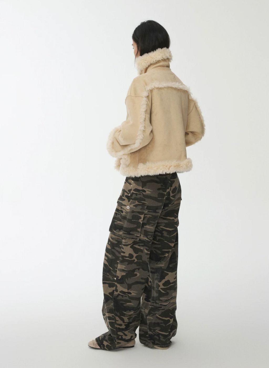 LUCIANA REVERSIBLE SUEDE JACKET – Can be worn on both sides!