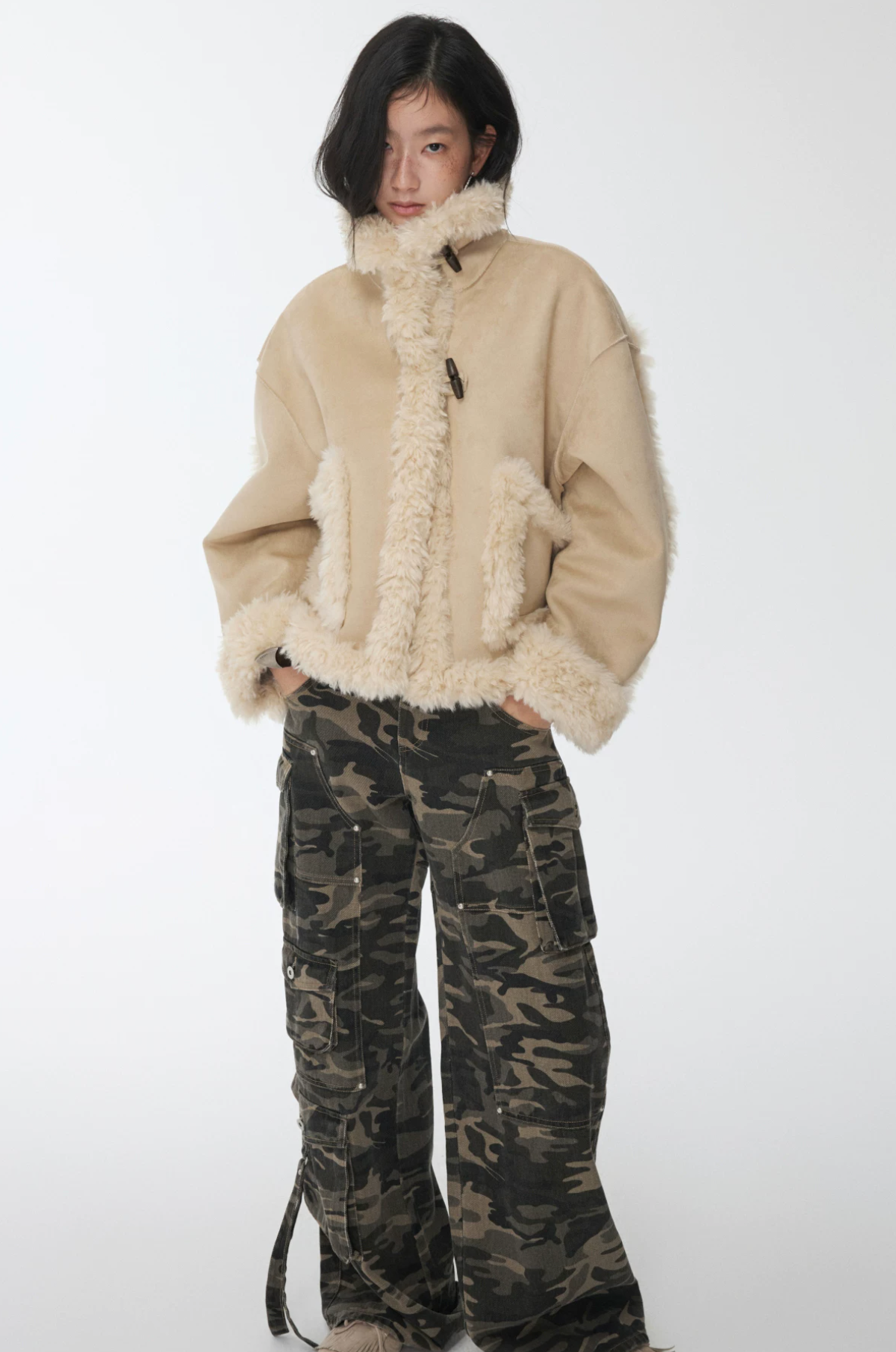 LUCIANA REVERSIBLE SUEDE JACKET – Can be worn on both sides!