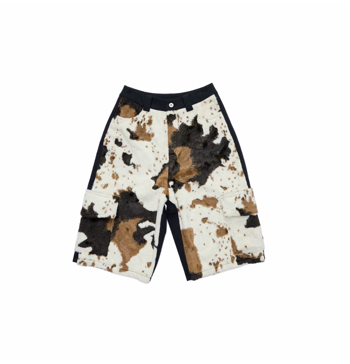 VINTAGE PATCHWORK UTILITY CULOTTE SHORTS
