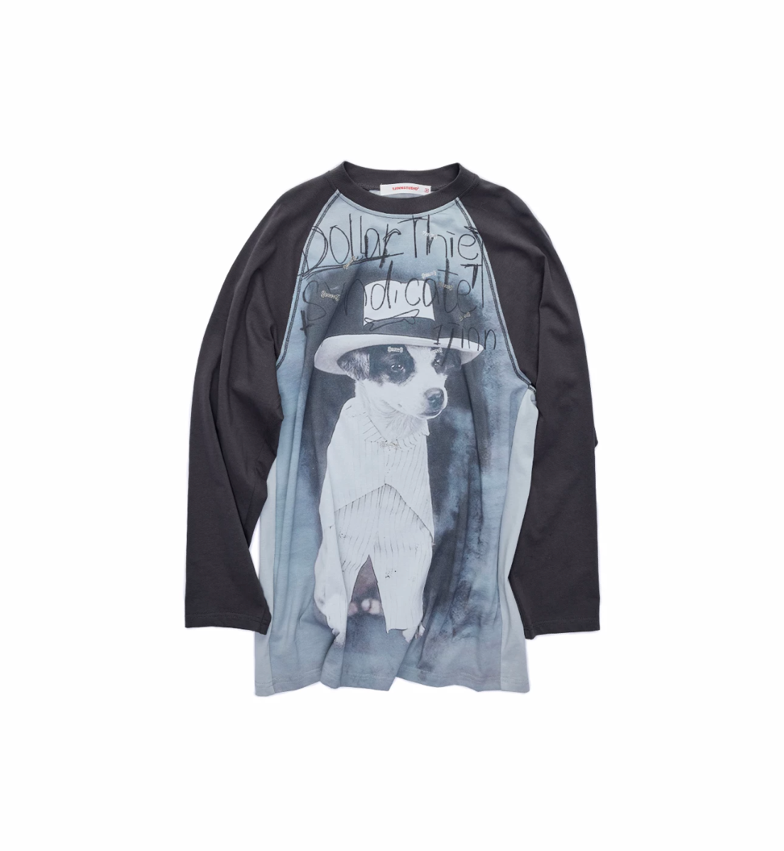 SNOOZE CRYSTAL GRAPHIC LONG-SLEEVE T-SHIRT - 2colors