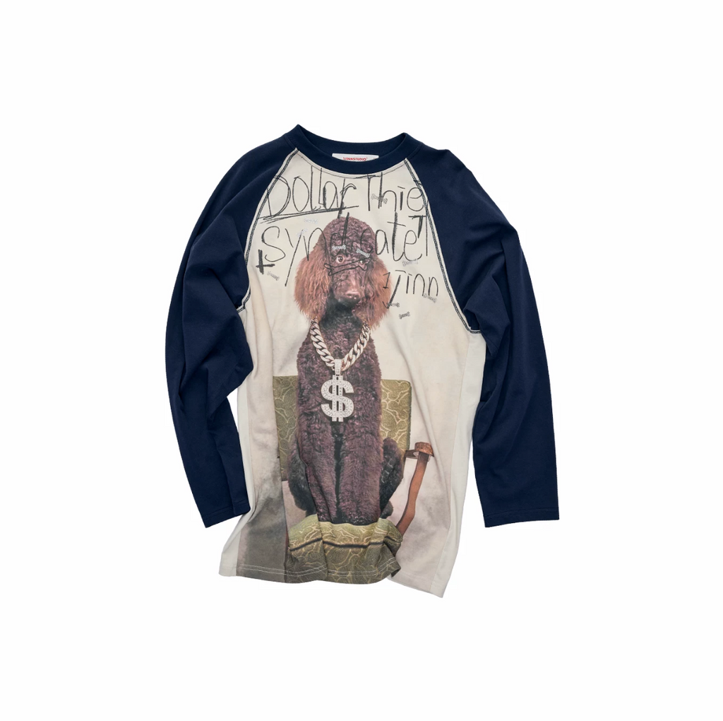 SNOOZE CRYSTAL GRAPHIC LONG-SLEEVE T-SHIRT - 2colors