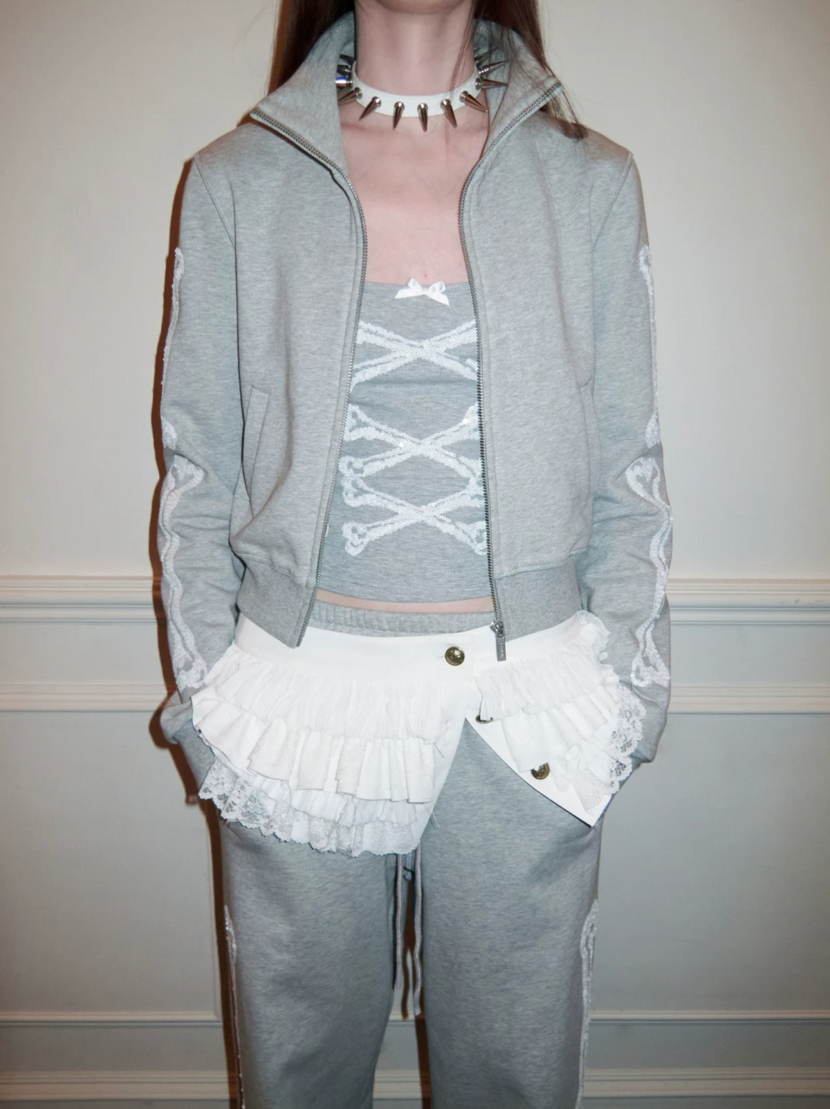 ZIN STAND-COLLAR SWEATSHIRT & JOGGER SET – 2colors