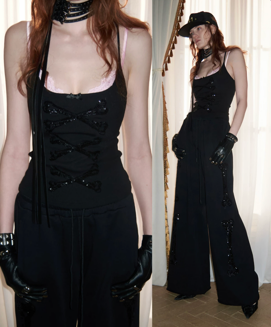 🇹🇭MULCH♱ マルチストラップ ロングチョーカー / マルチストラップ ロングベルト - 全2色