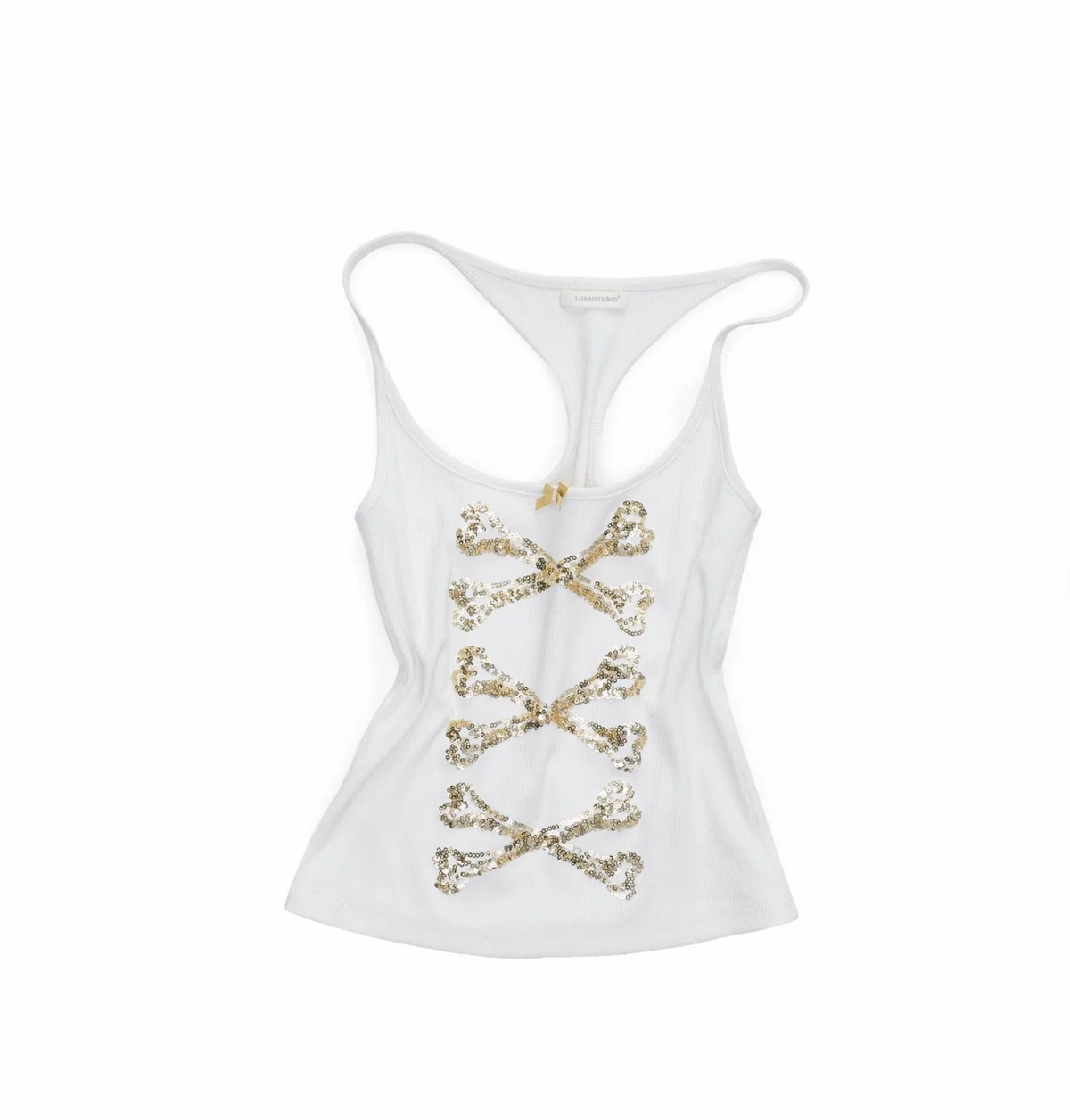 ZIN CRYSTAL BONE TANK TOP – 2colors