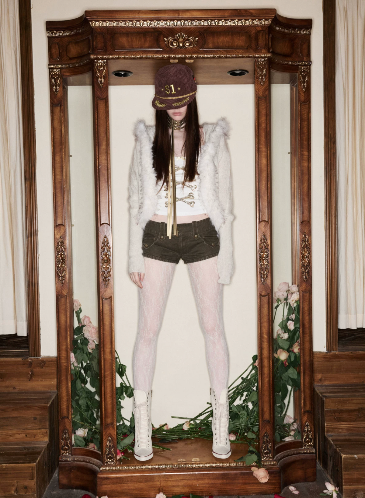 ROXY VINTAGE FUR CARDIGAN – 2colors