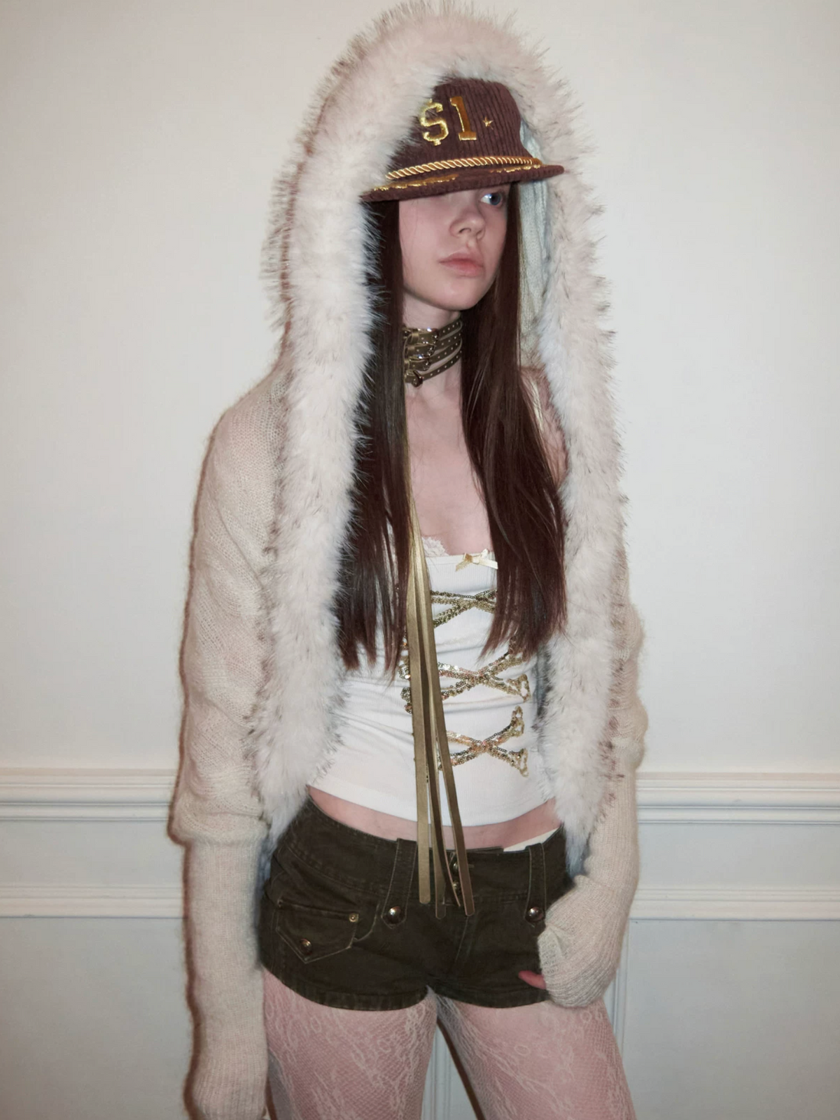 ROXY VINTAGE FUR CARDIGAN – 2colors