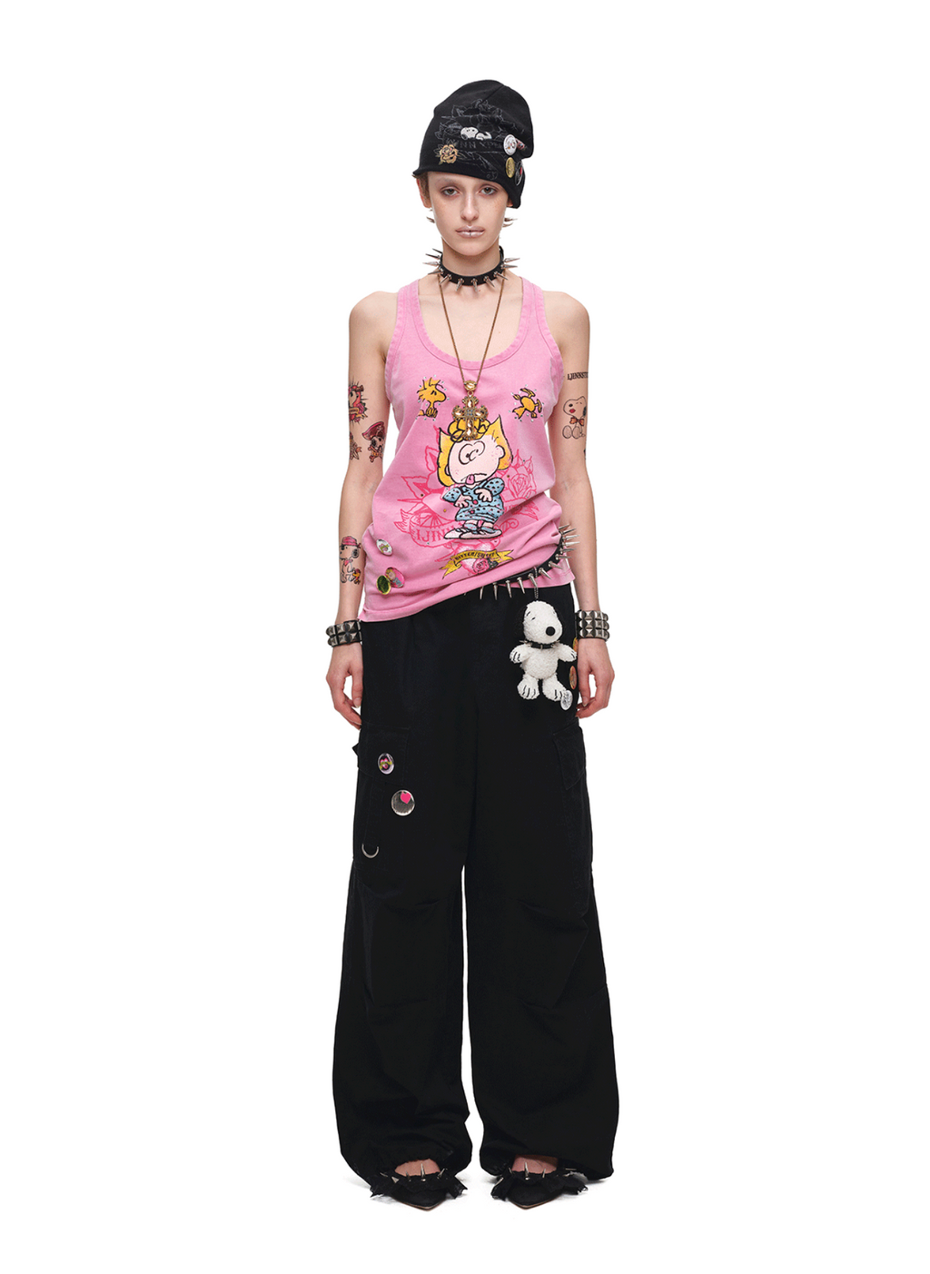 SALLY VINTAGE GRAPHIC TANK TOP – PINK