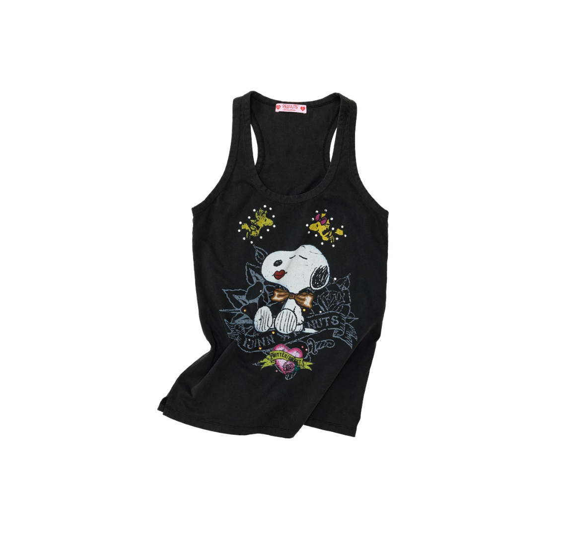 SNOOPY VINTAGE GRAPHIC TANK TOP – BLACK