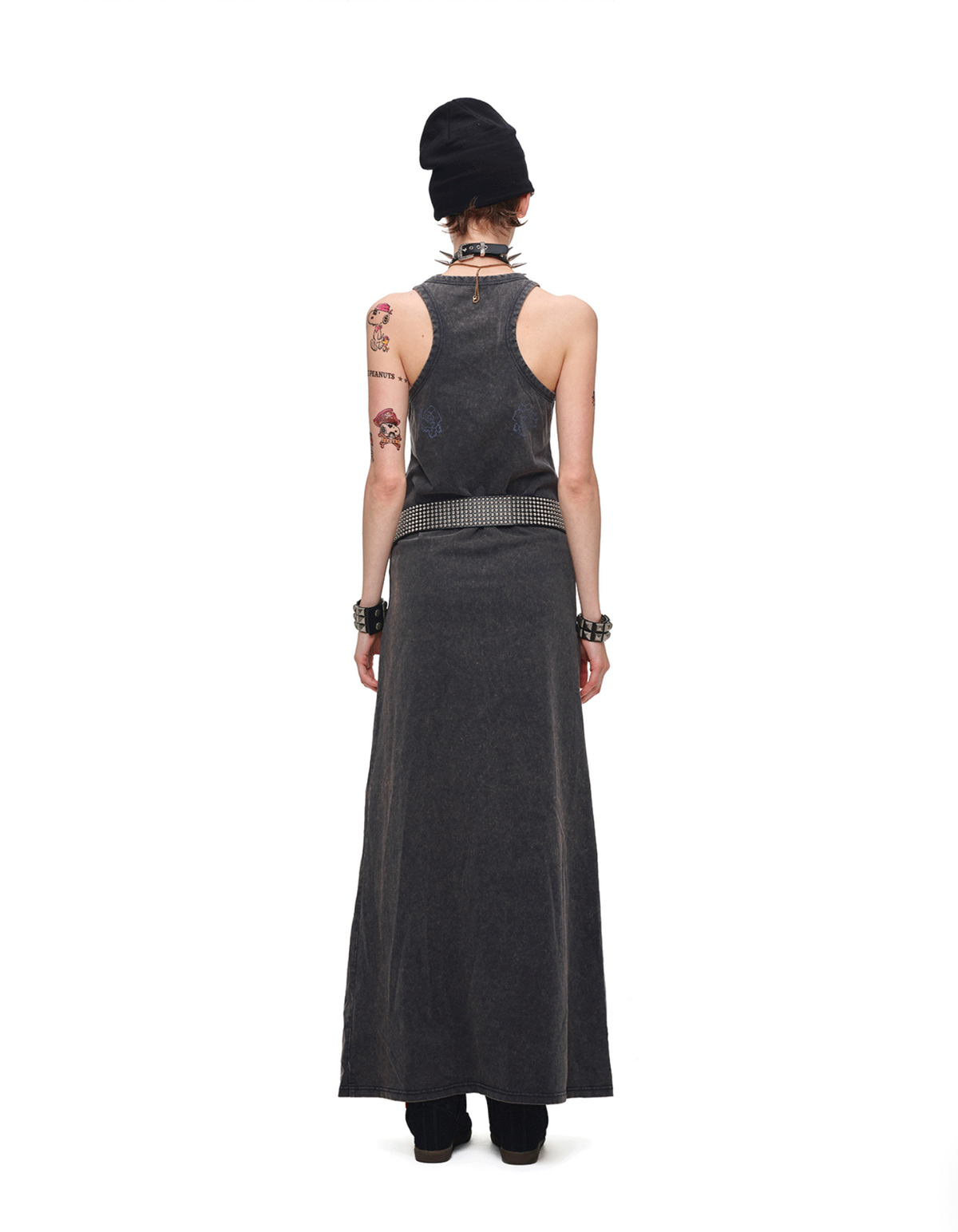 PUMPKIN & SNOOPY VINTAGE GRAPHIC LONG TANK DRESS – 2colors