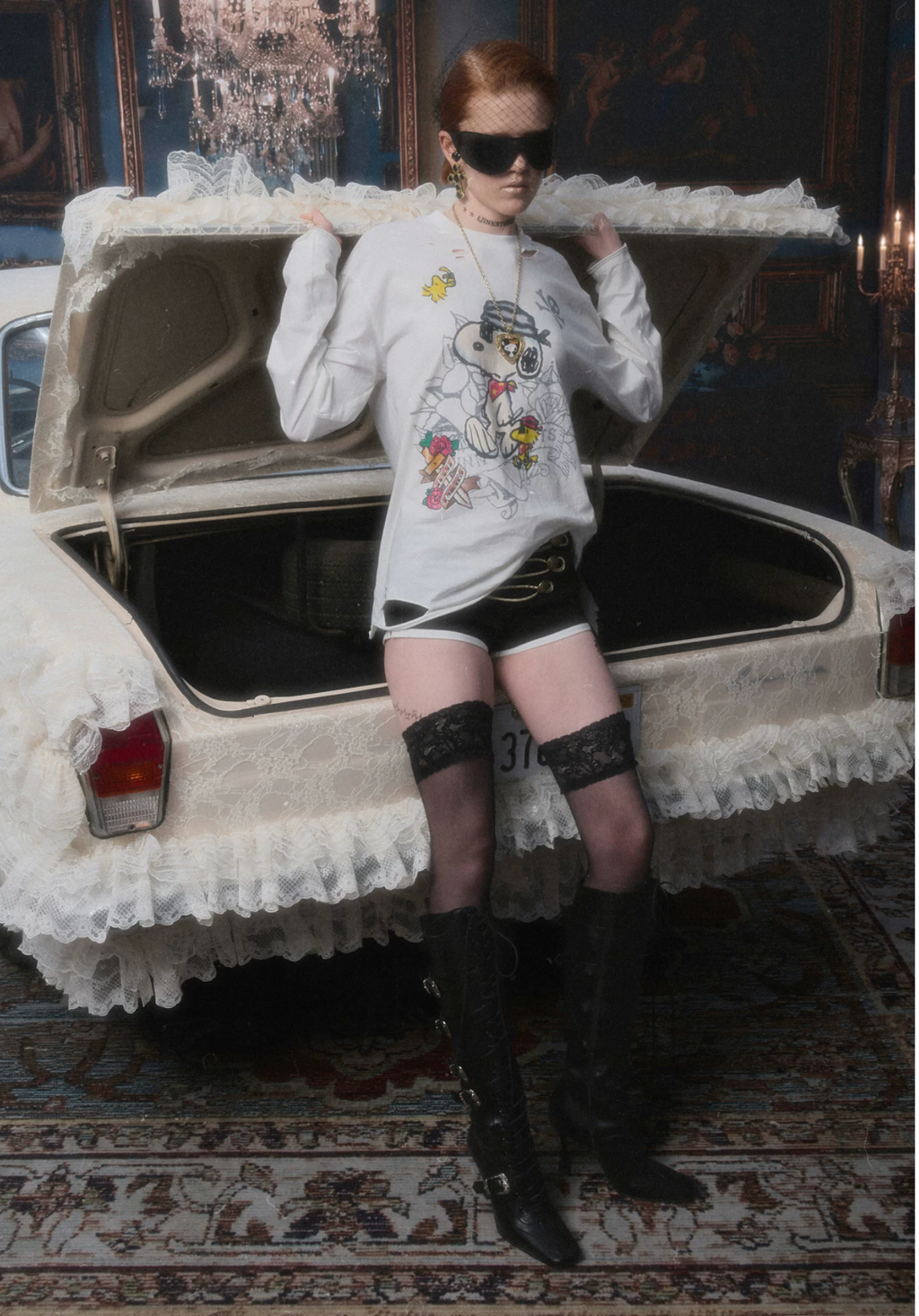 1JINN MILITARY BRAID HOT SHORTS
