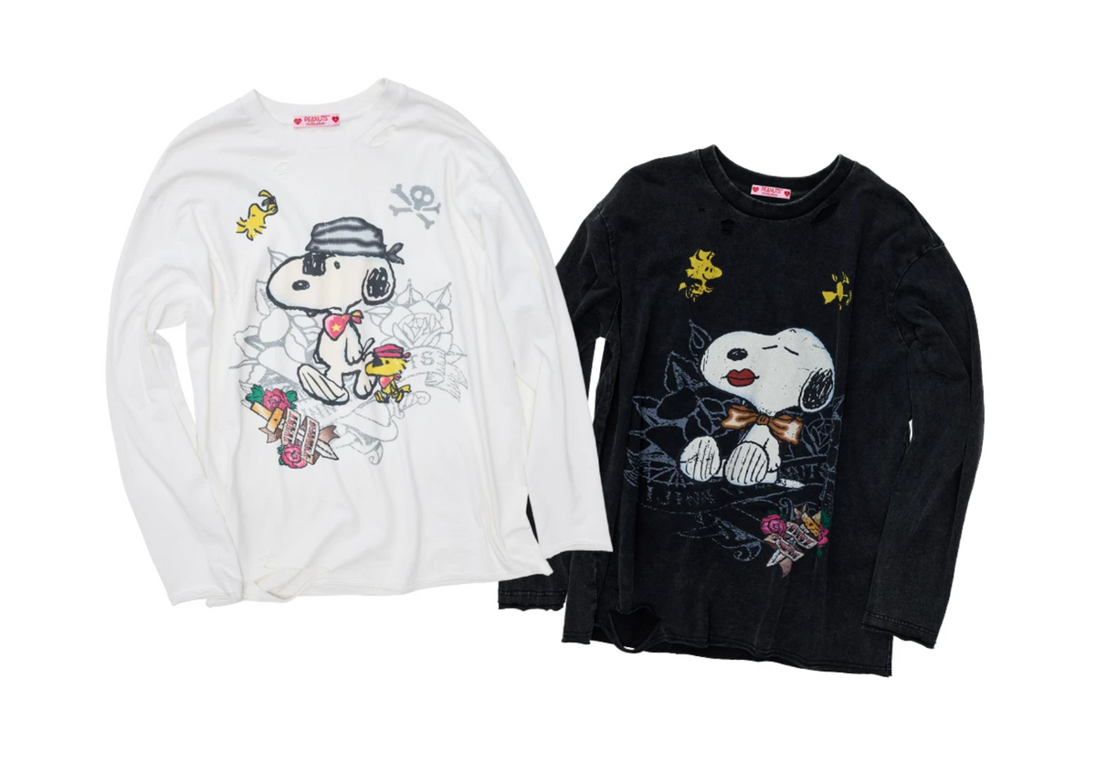 VINTAGE PIRATE SNOOPY DISTRESSED SWEATSHIRT – 2colors
