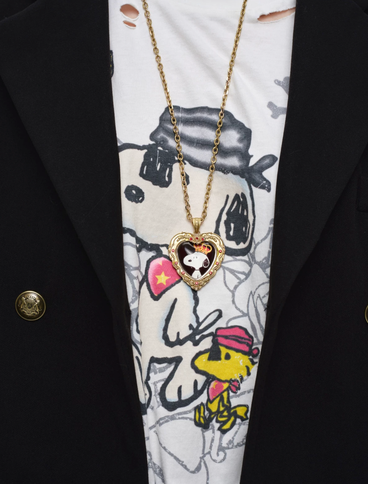 VINTAGE PIRATE SNOOPY DISTRESSED SWEATSHIRT – 2colors