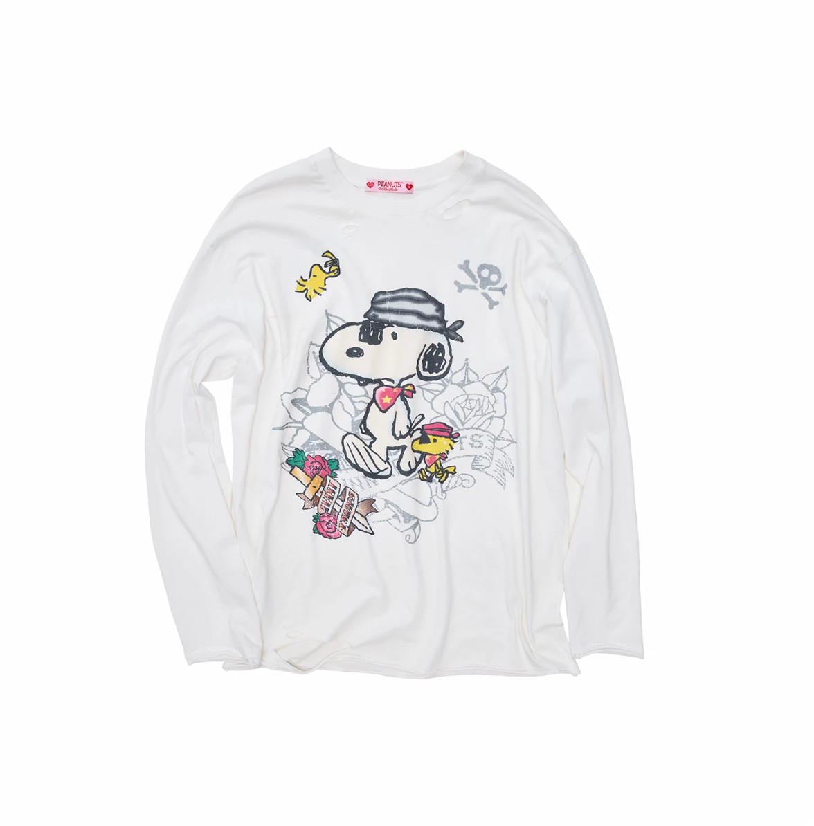 VINTAGE PIRATE SNOOPY DISTRESSED SWEATSHIRT – 2colors