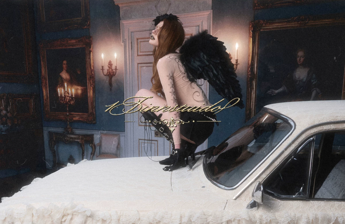 1JINN TATTOO MESH SECOND-SKIN TOP