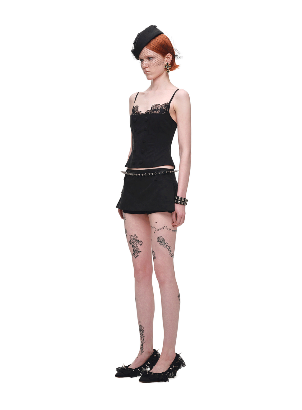 FLARED MINI SKORT WITH INNER SHORTS – 2colors