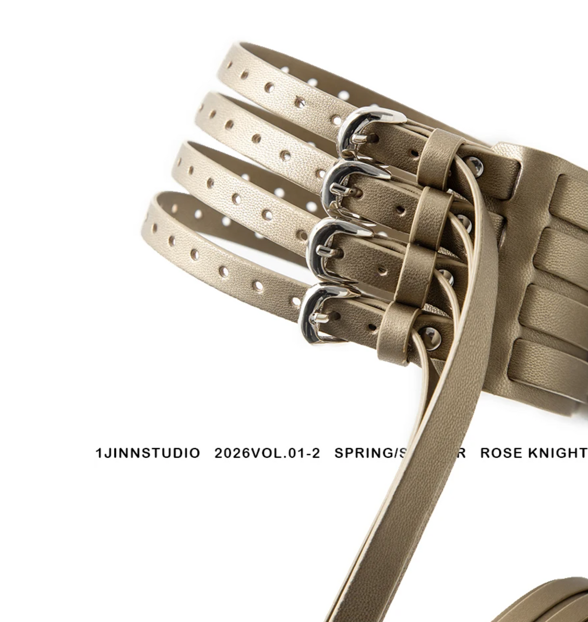 GUN BUCKLE CONVERTIBLE CHOKER / BRACELET & BELT – 2colors