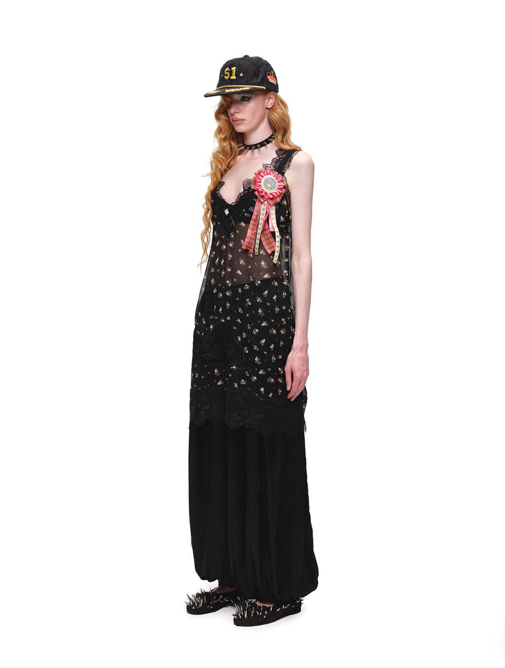 SLEEPY DOG LACE SLIP DRESS or LONGLINE TOP – 2colors