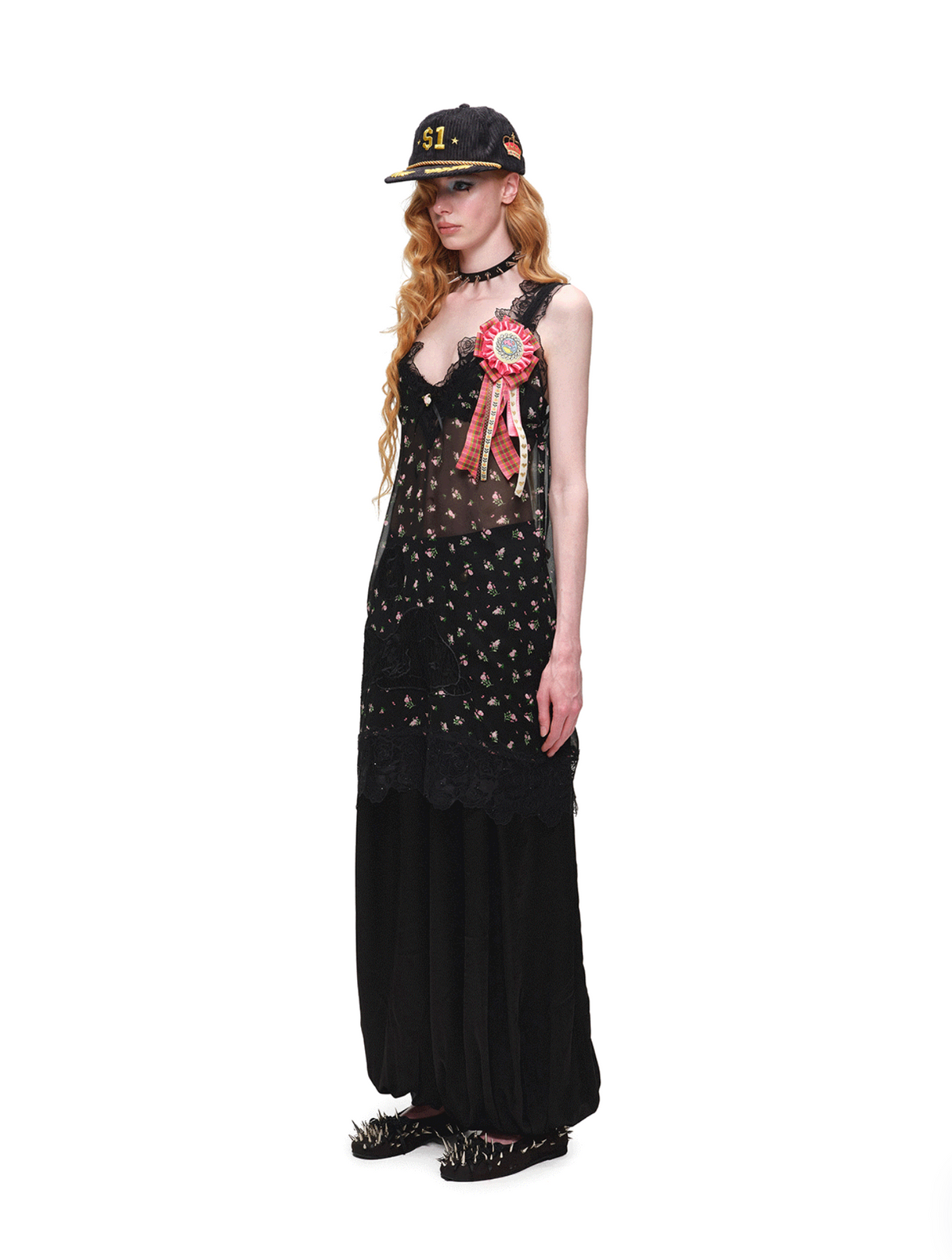 SLEEPY DOG LACE SLIP DRESS or LONGLINE TOP – 2colors