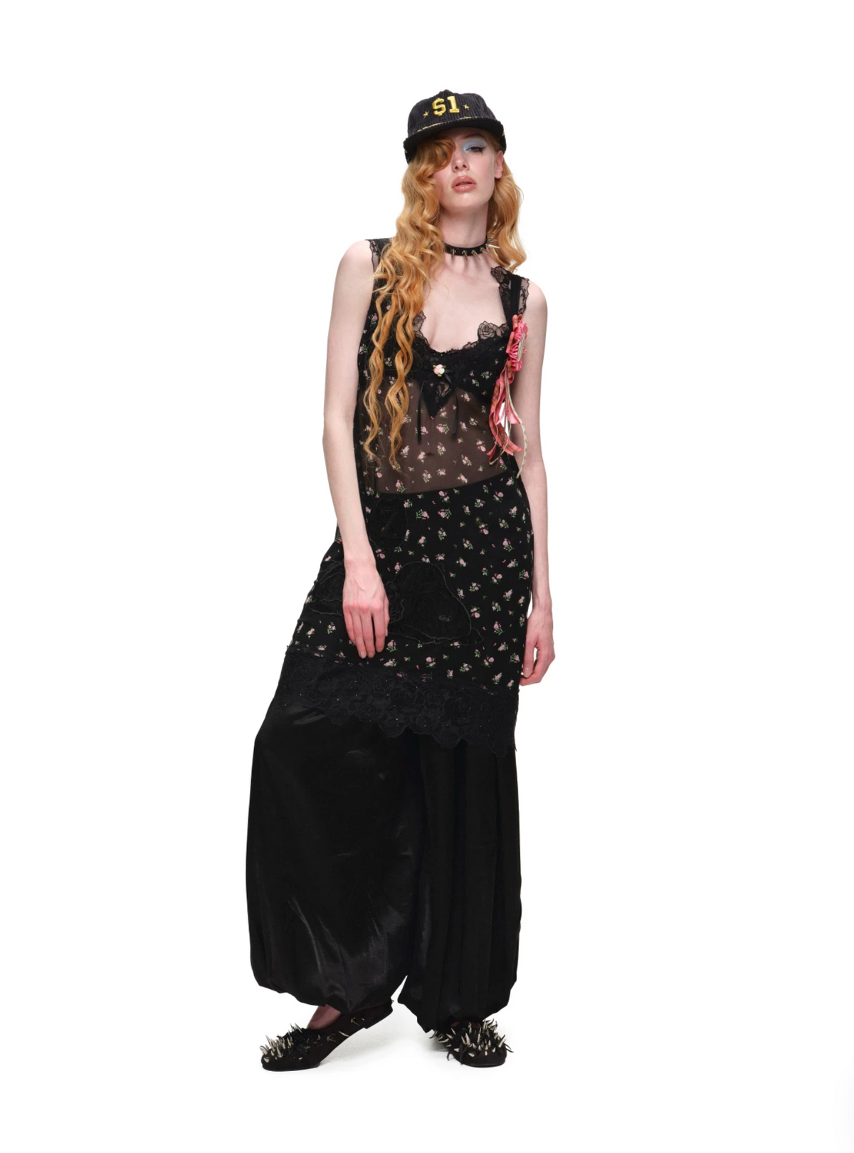 SATIN PLEATED BALLOON PANTS – 2colors