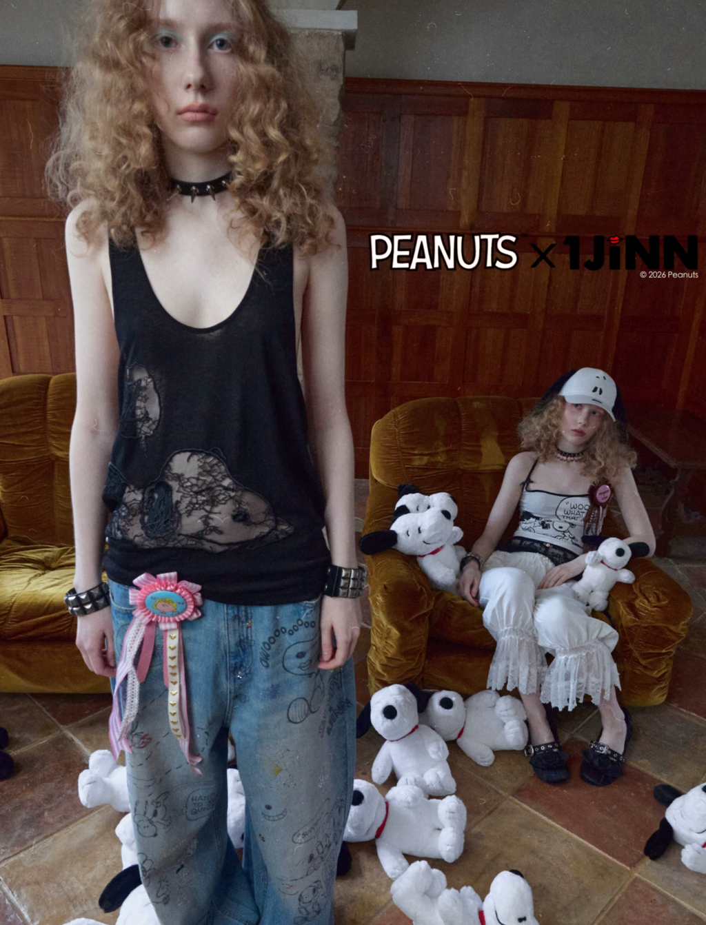 PEANUTS COMIC RACERBACK CAMI – 3styles