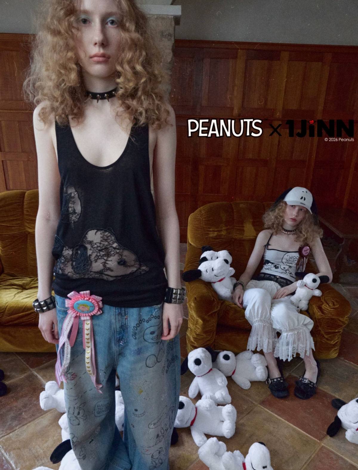 PEANUTS COMIC RACERBACK CAMI – 3styles