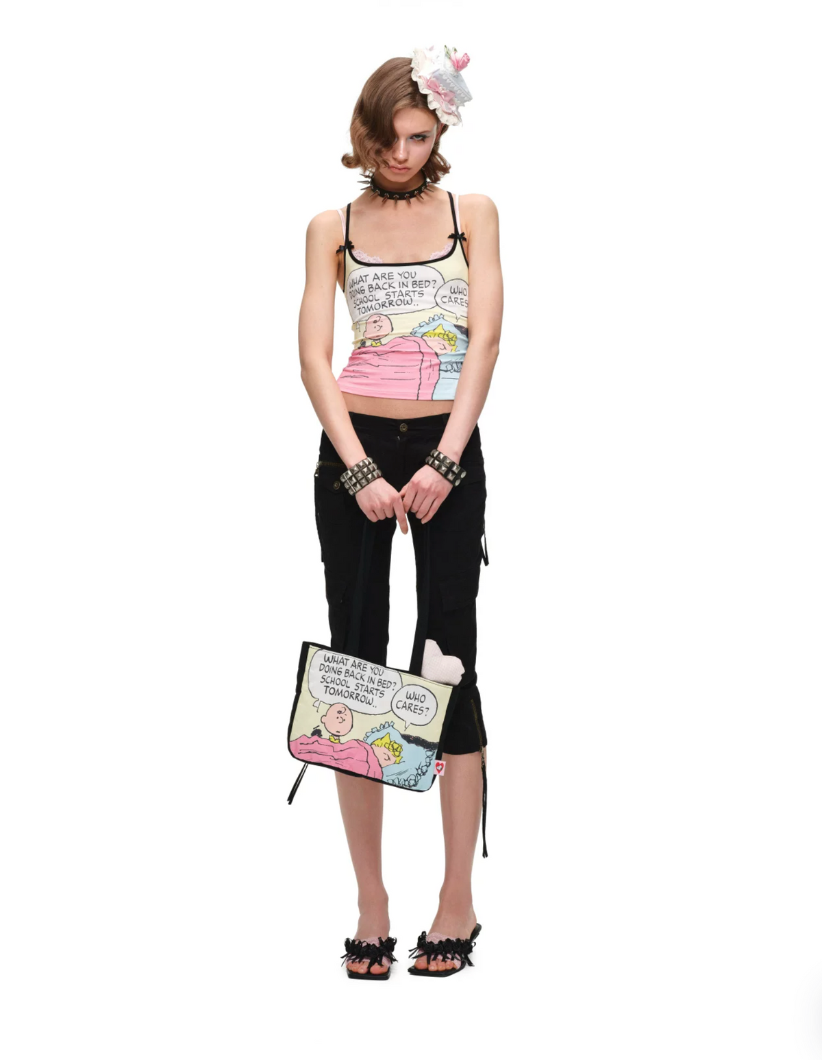 PEANUTS COMIC RACERBACK CAMI – 3styles