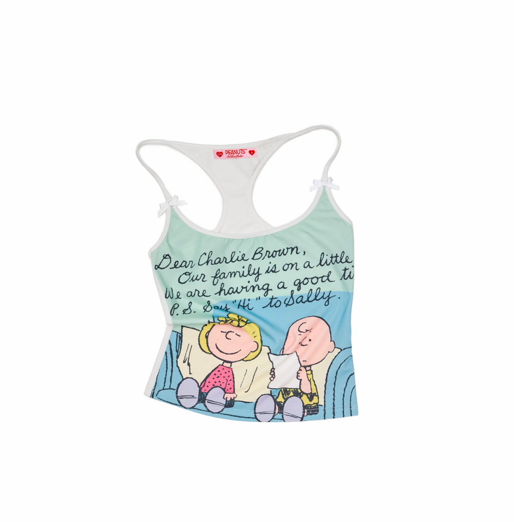 PEANUTS COMIC RACERBACK CAMI – 3styles