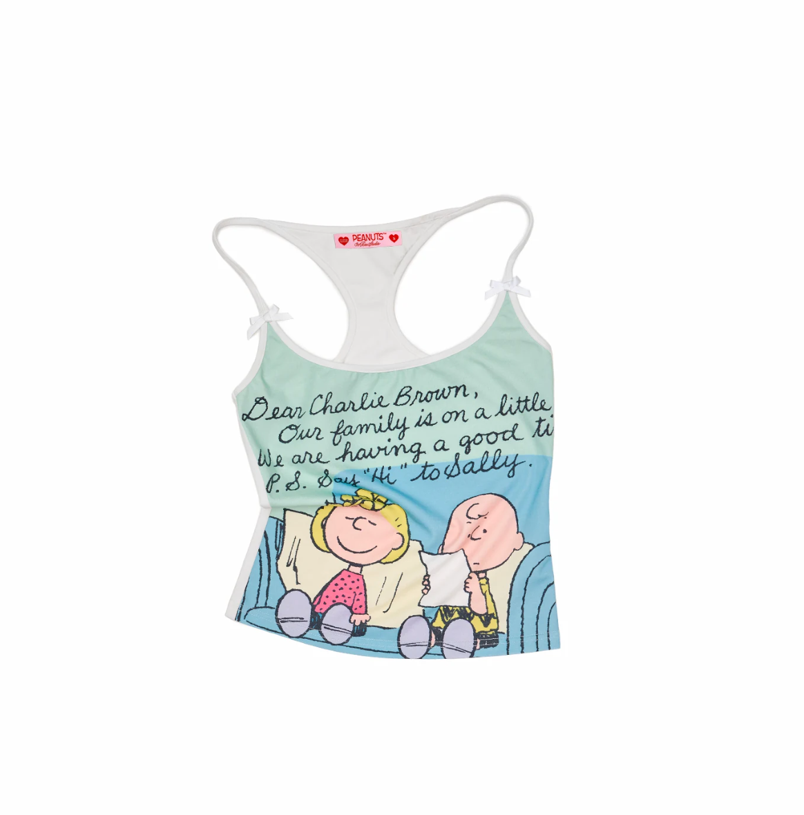 PEANUTS COMIC RACERBACK CAMI – 3styles
