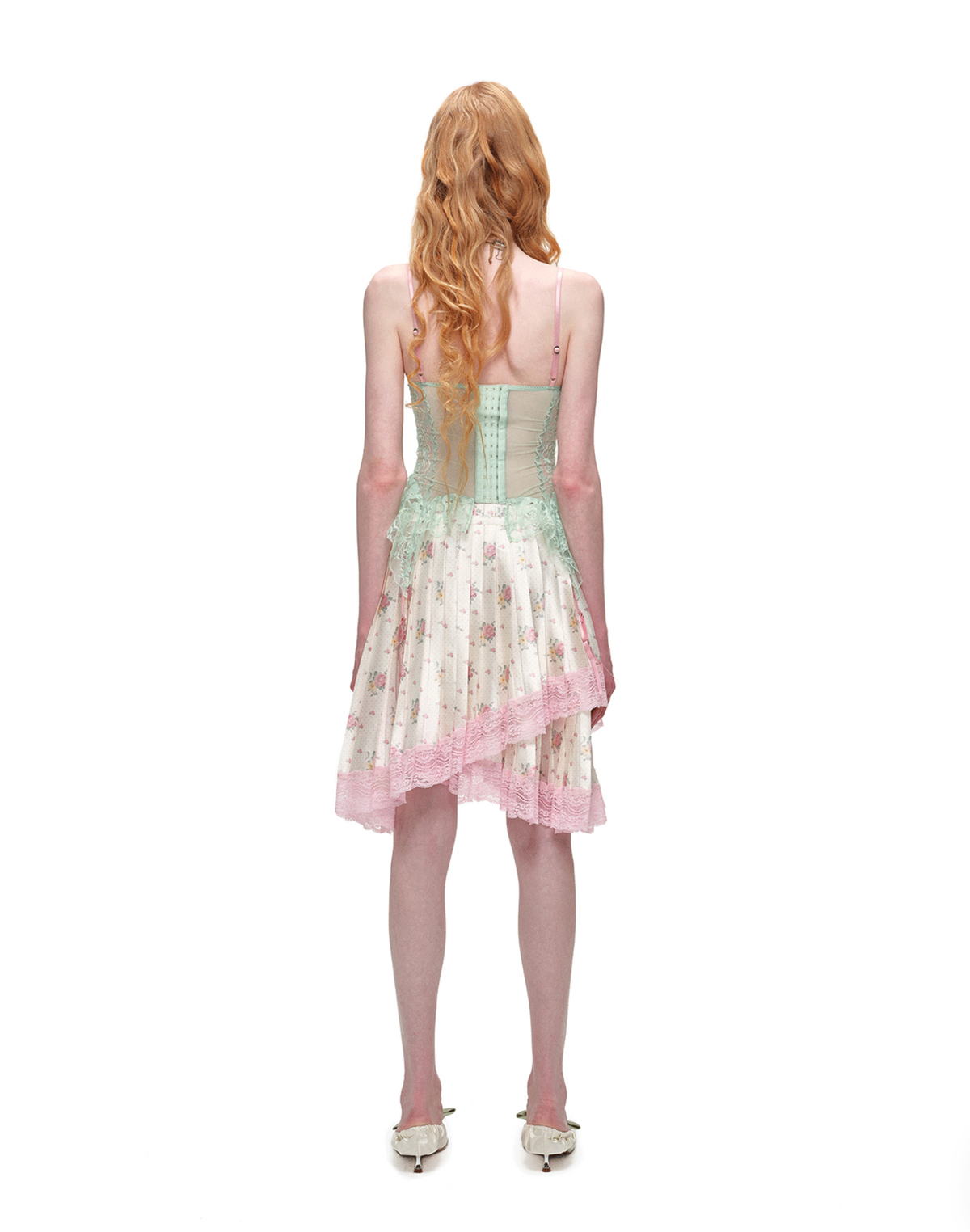 LACE CORSET PEPLUM TOP – 3colors