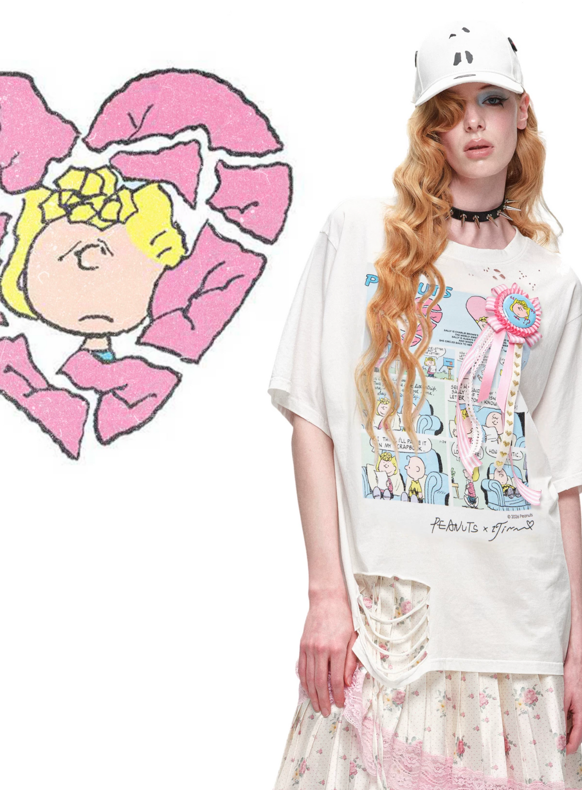 PEANUTS DISTRESSED COMIC T-SHIRT – 4styles