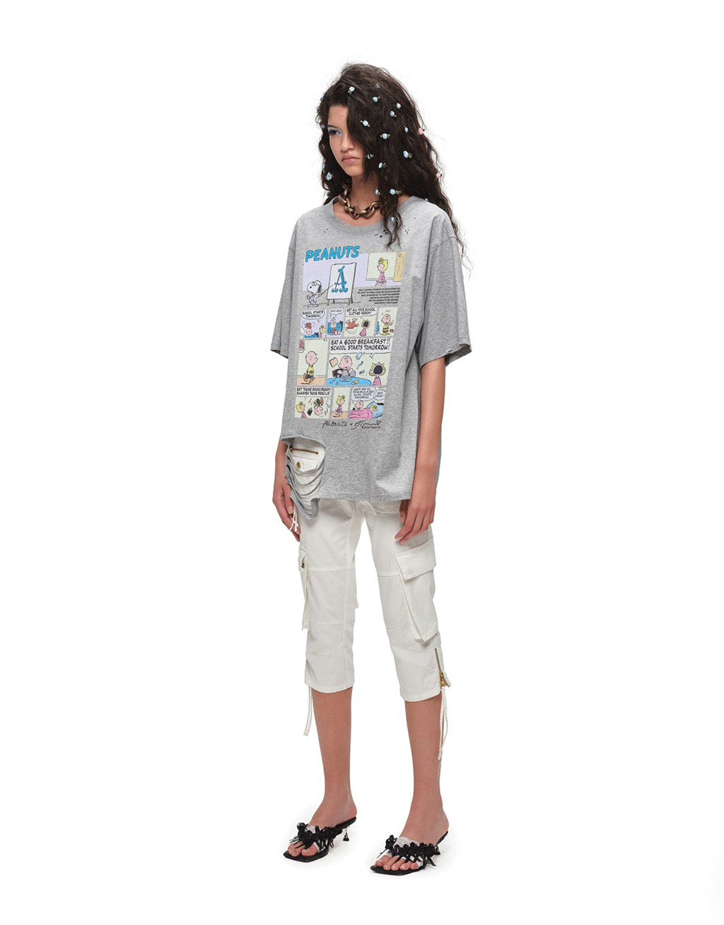 PEANUTS DISTRESSED COMIC T-SHIRT – 4styles