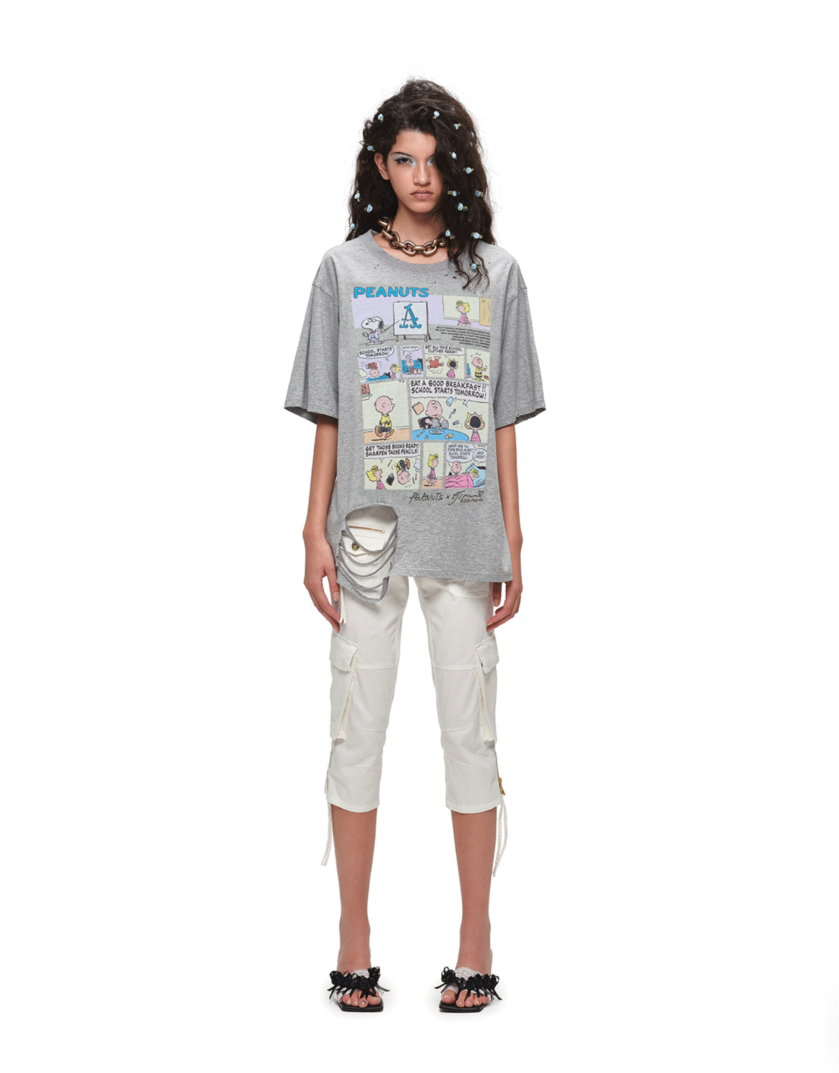PEANUTS DISTRESSED COMIC T-SHIRT – 4styles