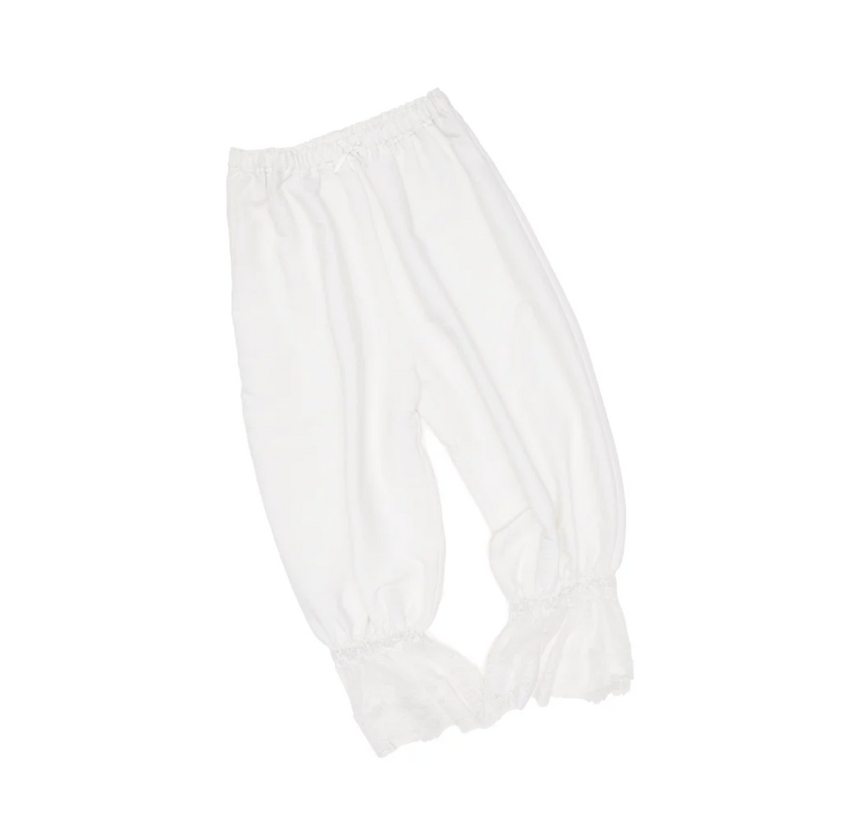LACE RUFFLE BLOOMER PANTS