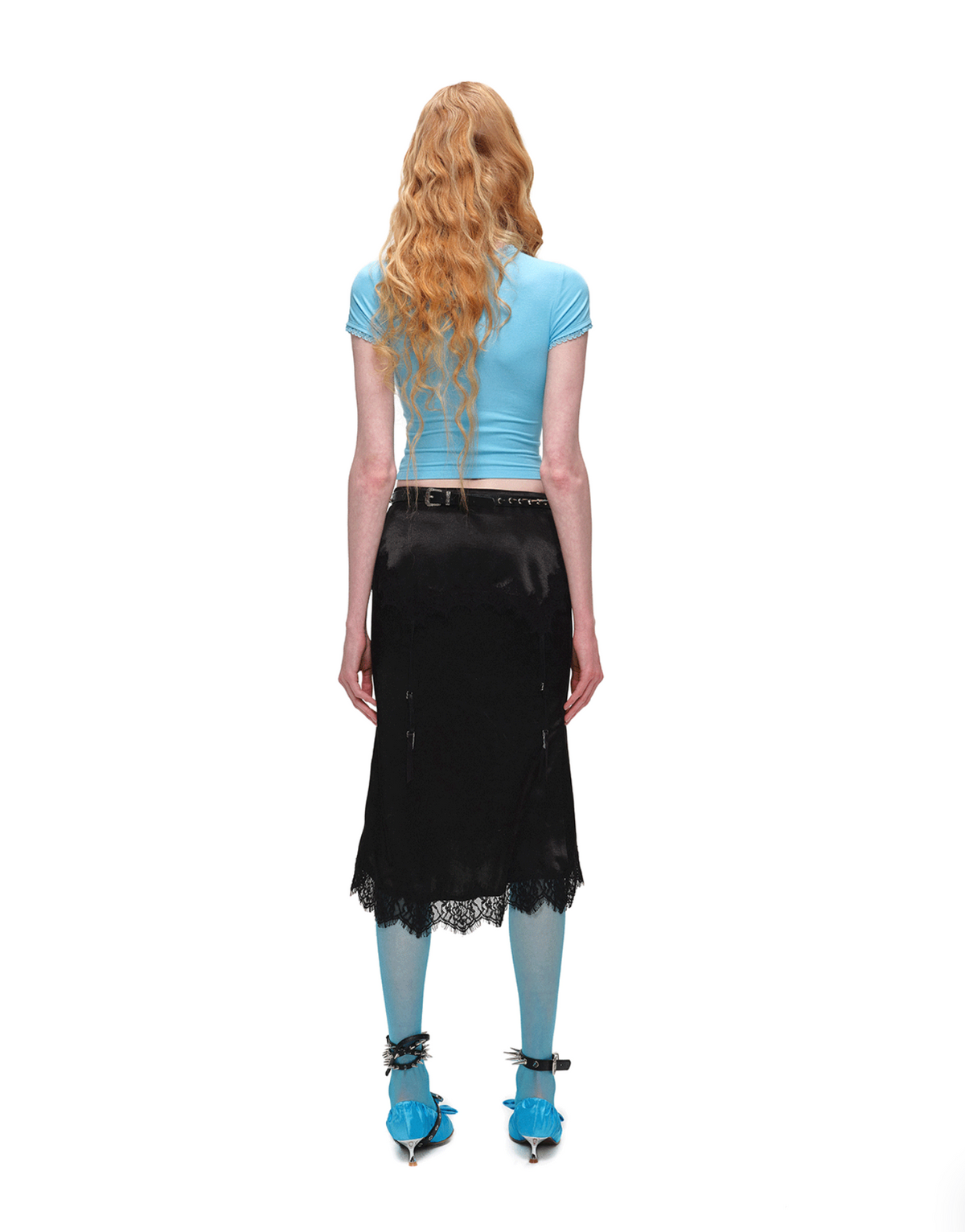 PEANUTS LACE-TRIM BABY TEE – 5colors