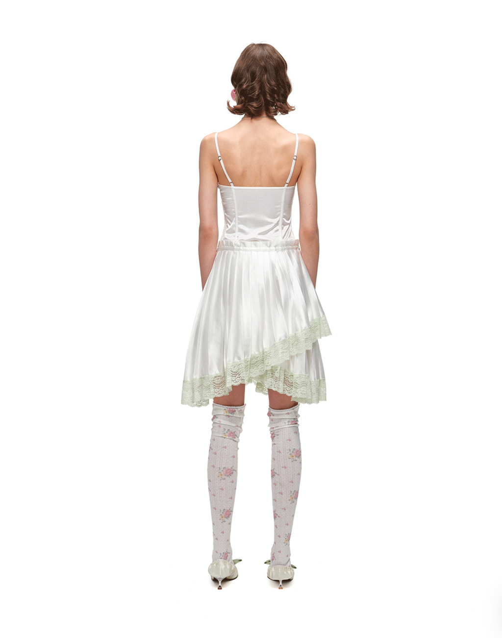 LACE-UP SATIN CORSET CAMI – 3colors