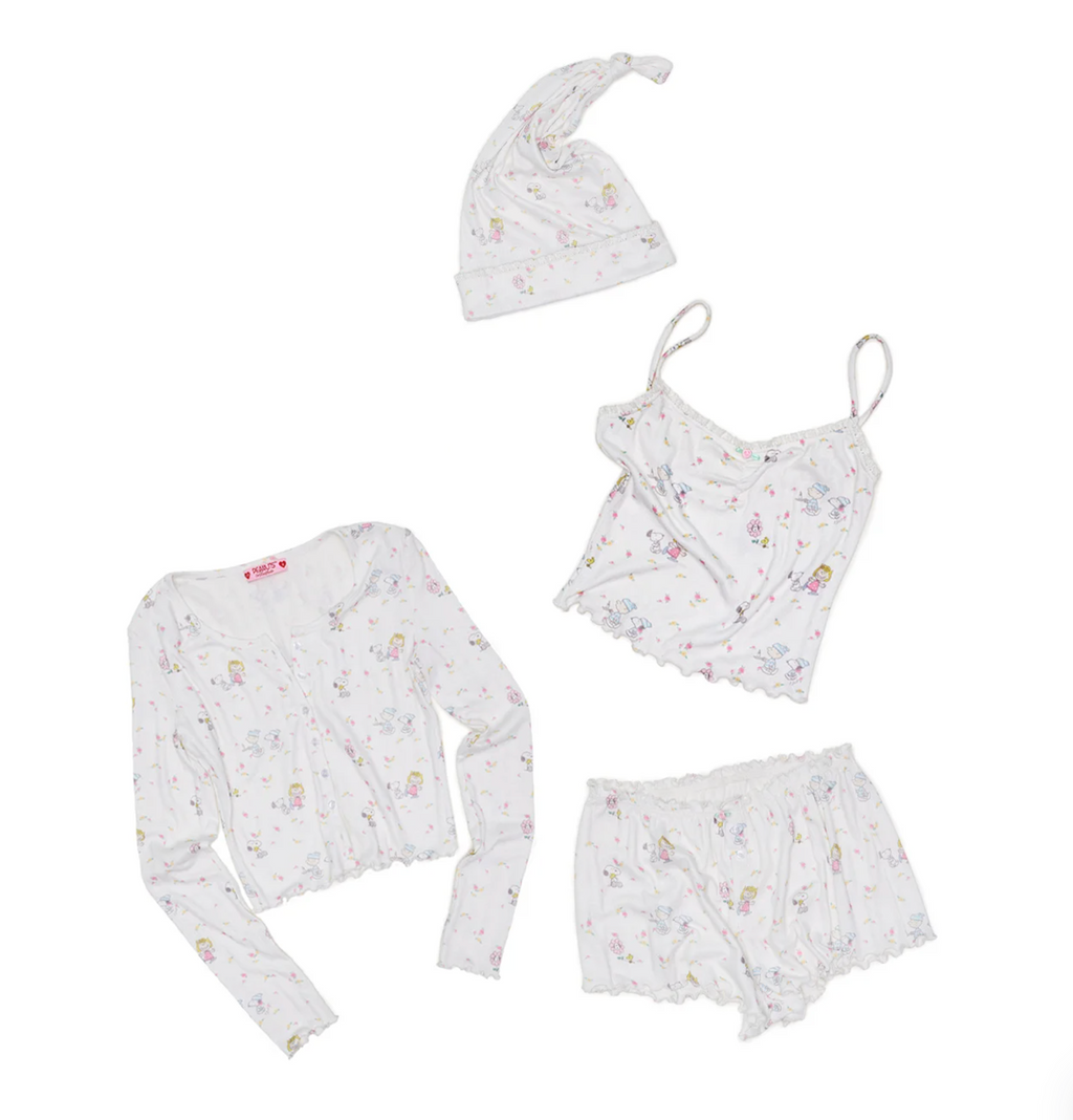 PEANUTS SNOOPY PRINT LOUNGE 4-PIECE SET
