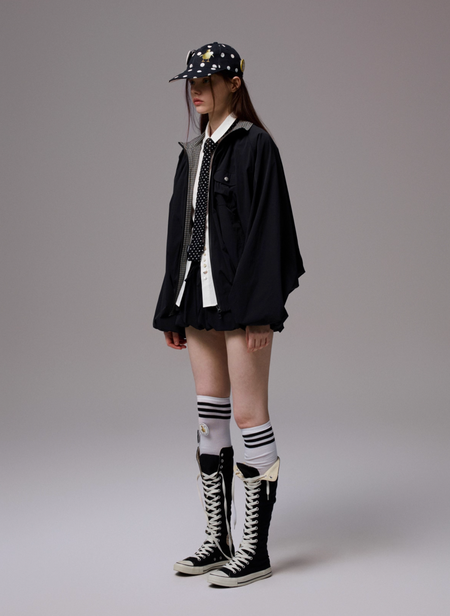 ♱ PLAID PANEL 2点セット＆スカート＆ブラレット2色 ♱