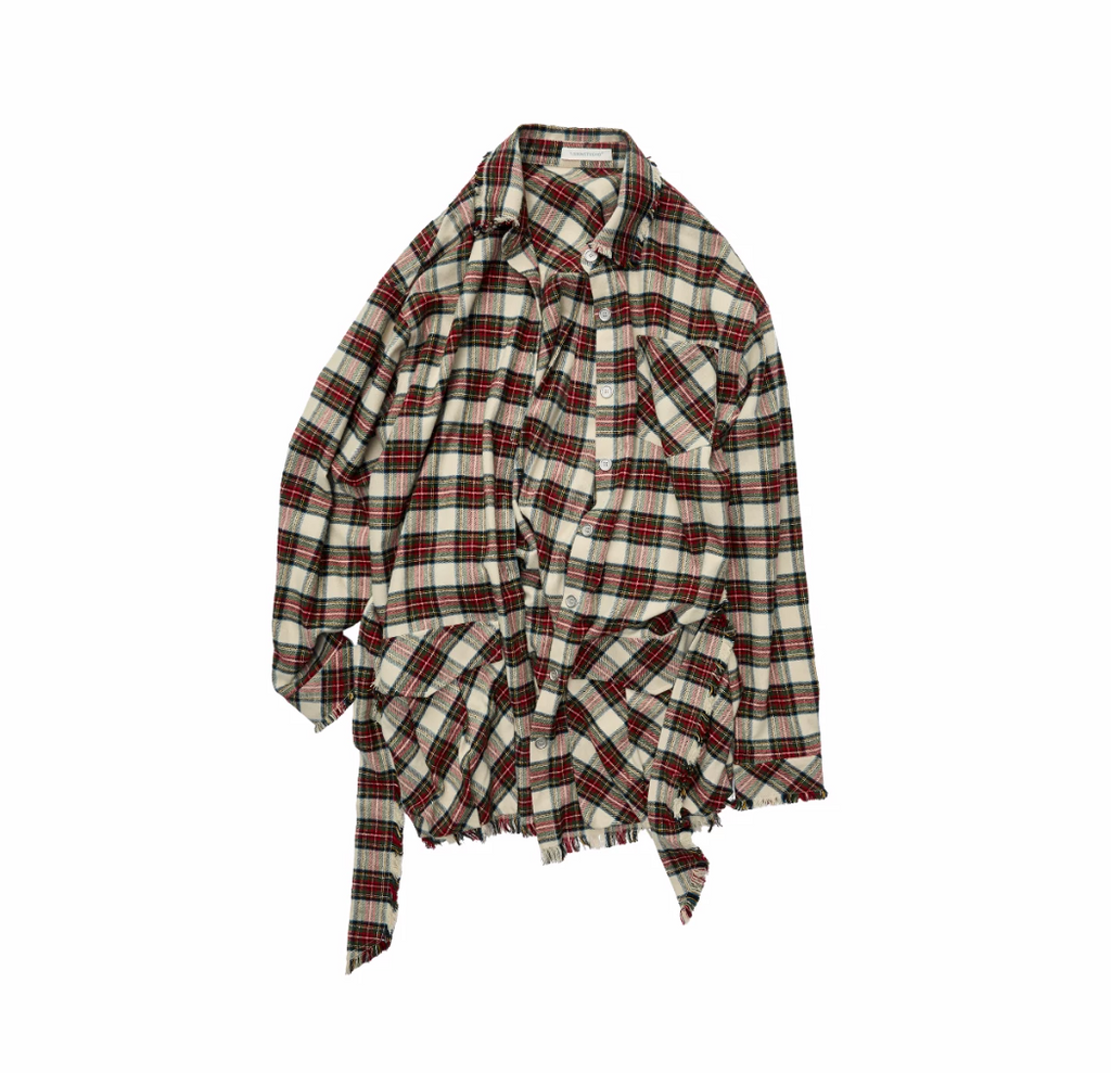 ROXY PLAID SHIRT DRESS