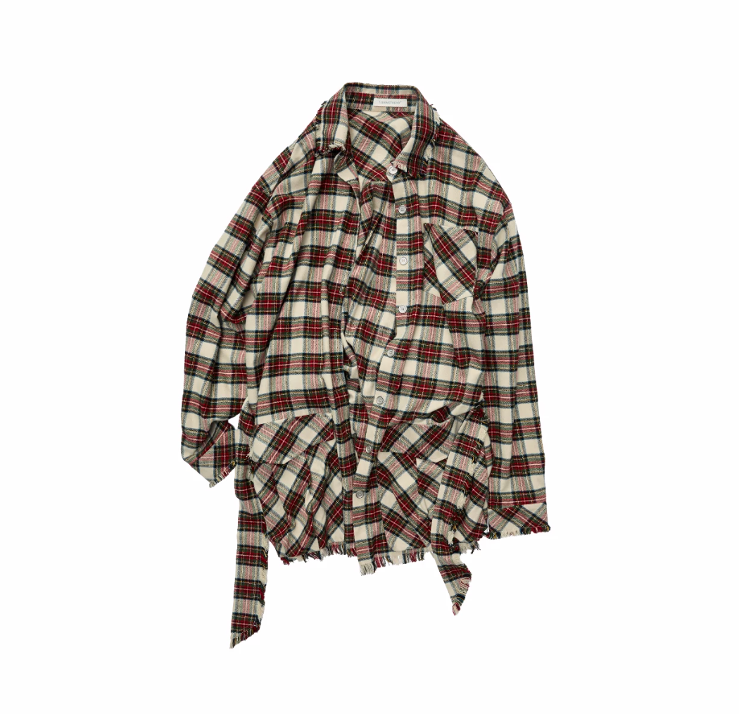 ROXY PLAID SHIRT DRESS