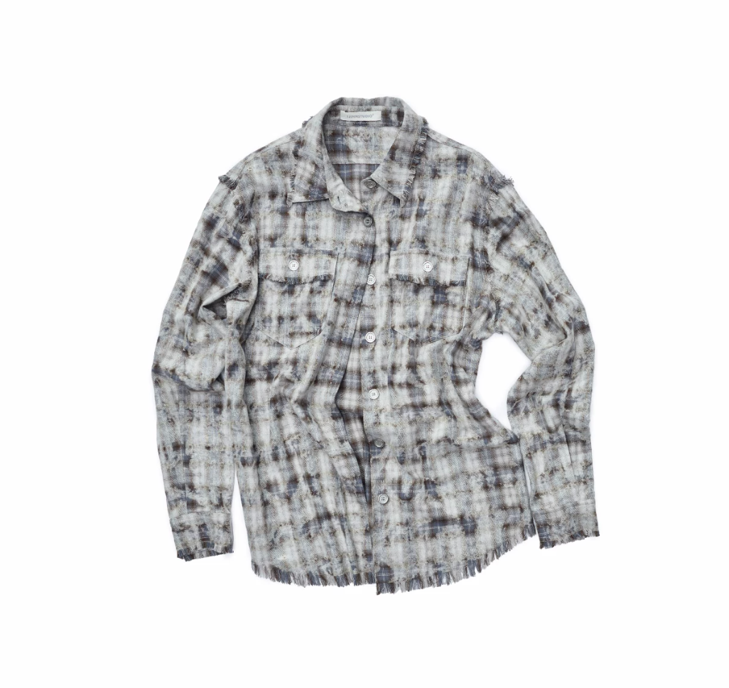 KOMO WASHED PLAID SHIRT – 2colors