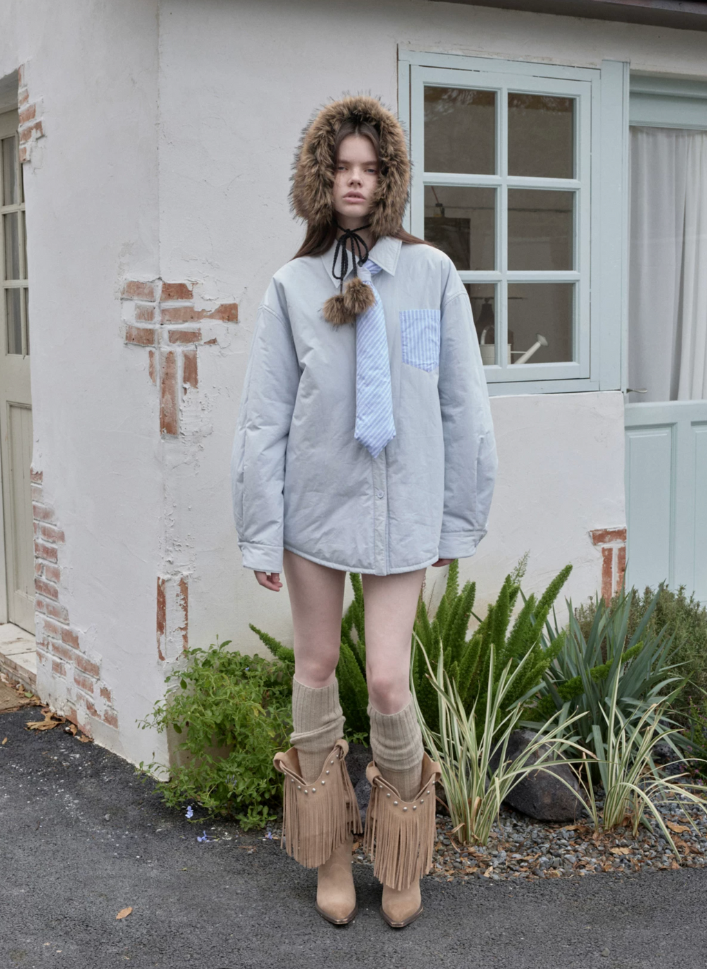 FANCY FUR HOOD SCARF（フード・スカーフ2WAY）