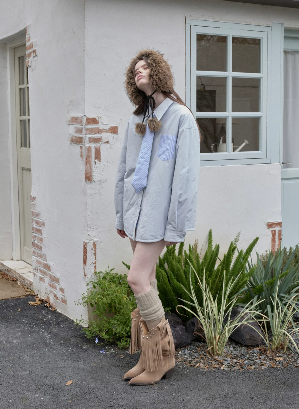 FANCY FUR HOOD SCARF（フード・スカーフ2WAY）