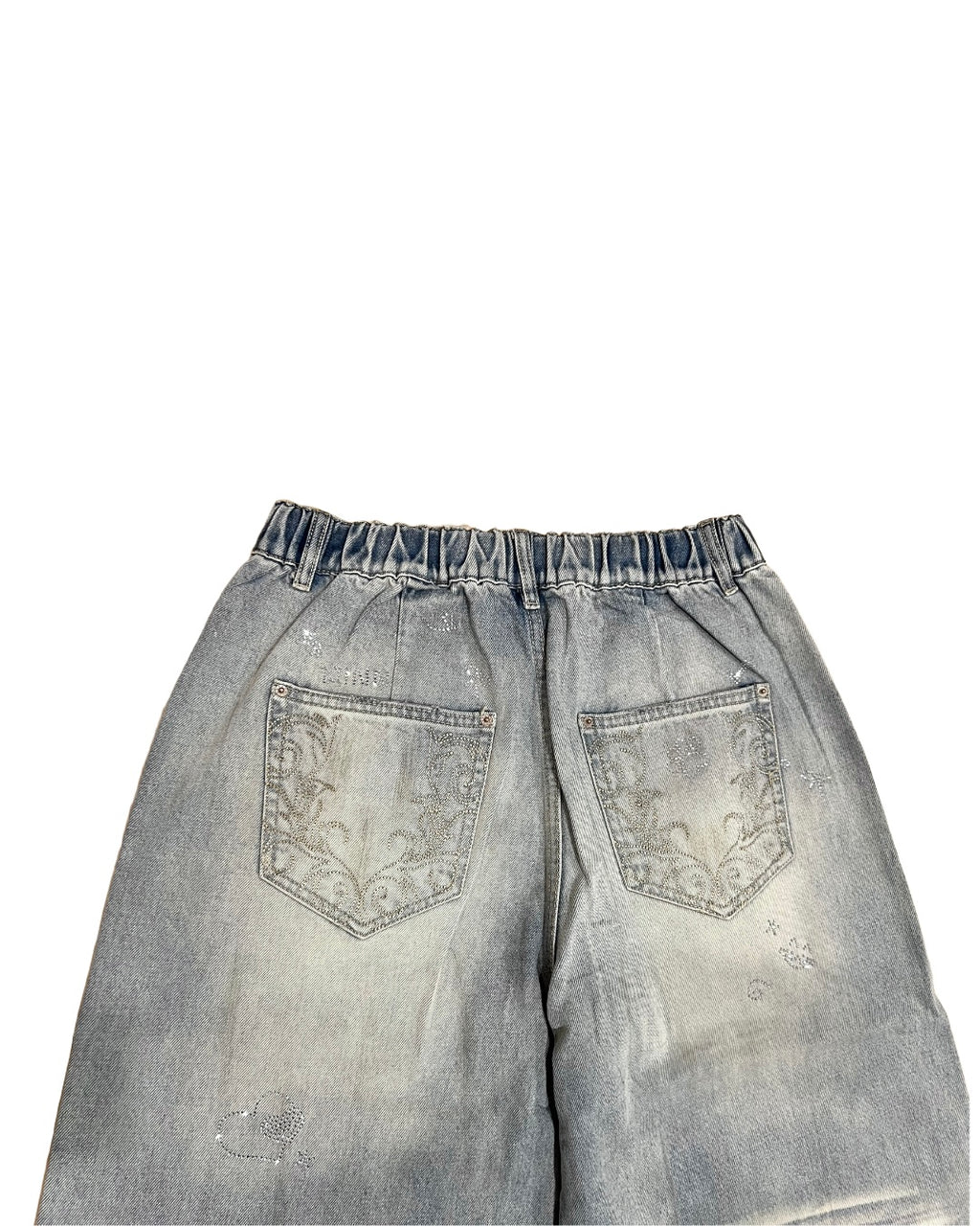 MEOVV MUD-DYED WIDE-LEG JEANS + FREE CAT & DOG BROOCH PIN SET – 3styles