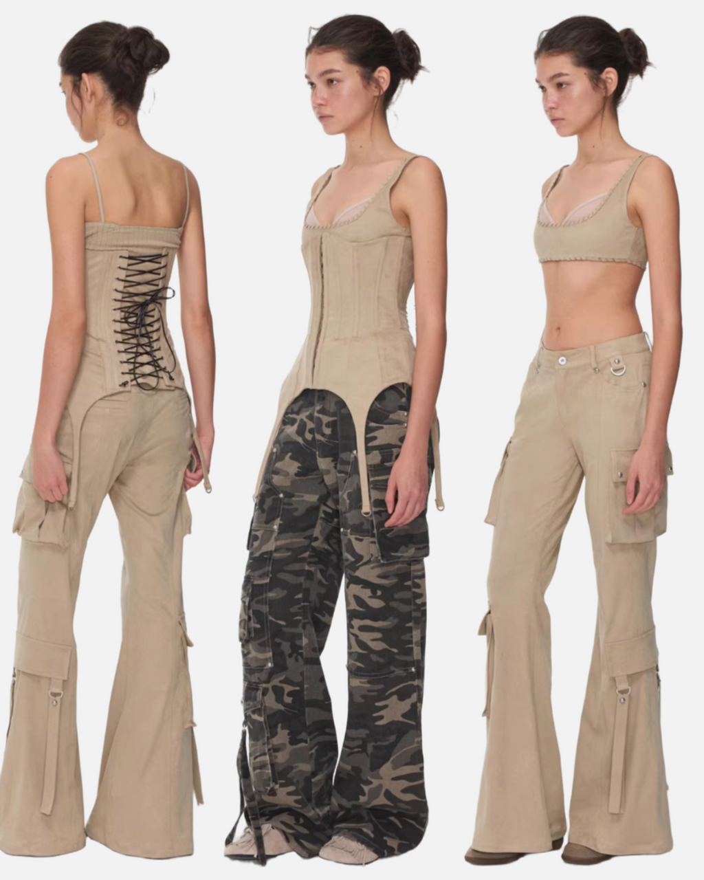 ZIGGY SCULPTED CORSET WITH BRA & PANTS – 3colors