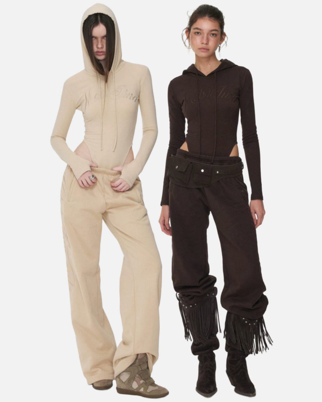 JELENE HOODIE BODYSUIT & SWEATPANTS – 2colors