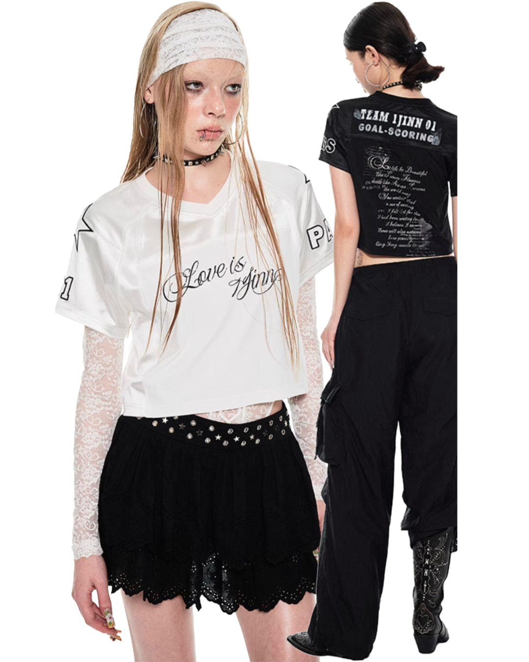 GUIZIO VINTAGE CROP T-SHIRT – 2colors