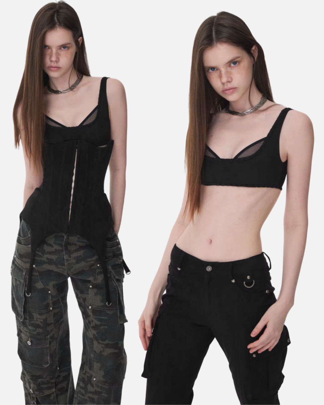 ZIGGY SCULPTED CORSET WITH BRA & PANTS – 3colors