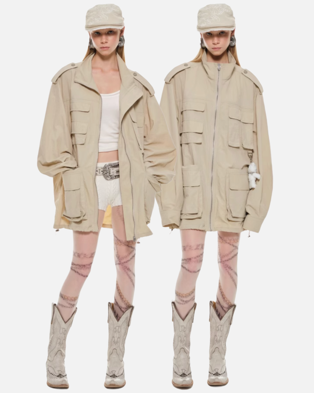 ARMY MERANO CARGO JACKET – 2colors
