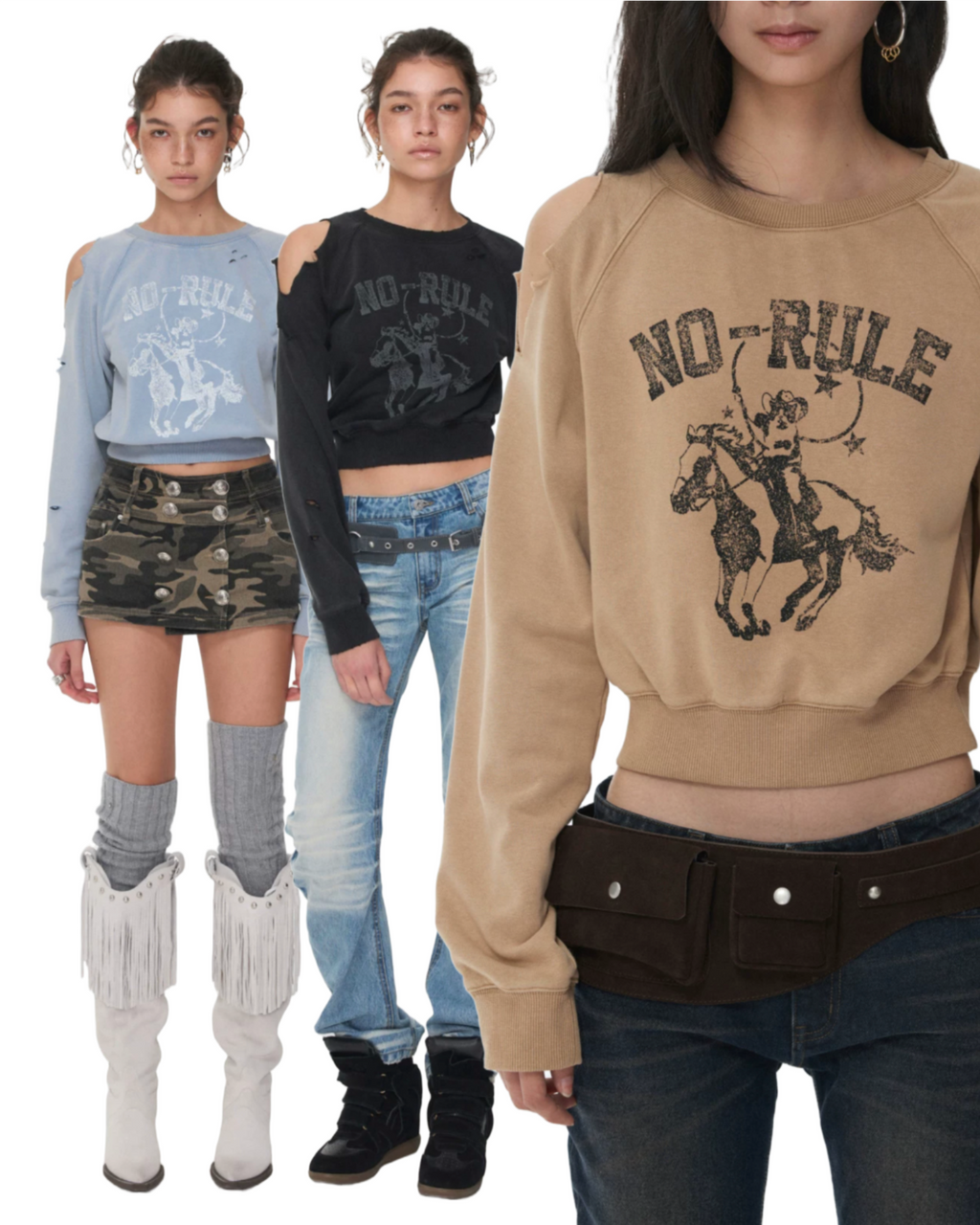 CANDI GRAPHIC SWEATSHIRT - 3colors